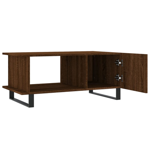 vidaXL Couchtisch Braun Eichen-Optik 90x50x40 cm Holzwerkstoff