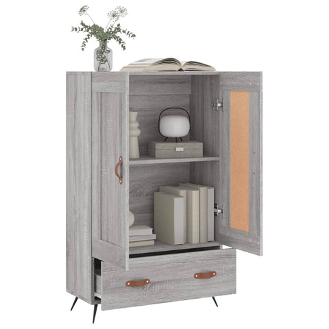 vidaXL Highboard Grau Sonoma 69,5x31x115 cm Holzwerkstoff