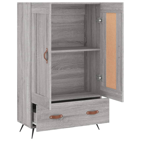 vidaXL Highboard Grau Sonoma 69,5x31x115 cm Holzwerkstoff