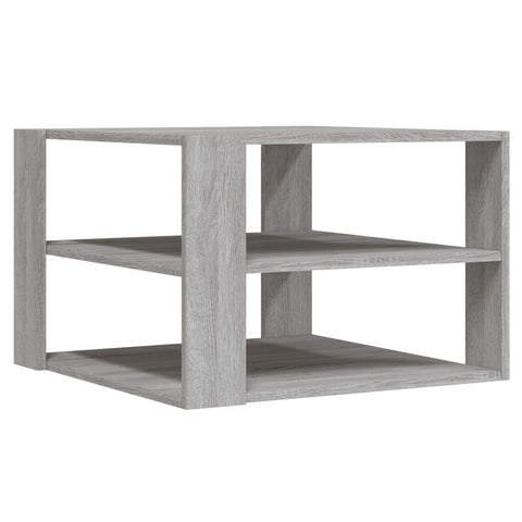 vidaXL Couchtisch Grau Sonoma 59,5x59,5x40 cm Holzwerkstoff