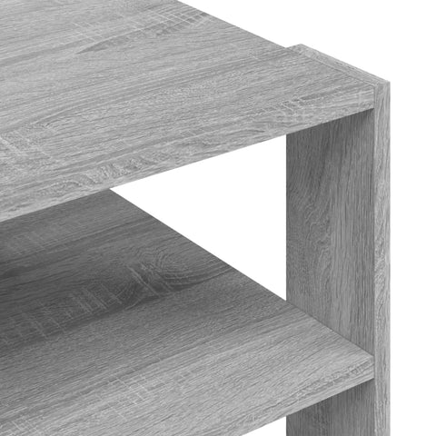 vidaXL Couchtisch Grau Sonoma 59,5x59,5x40 cm Holzwerkstoff