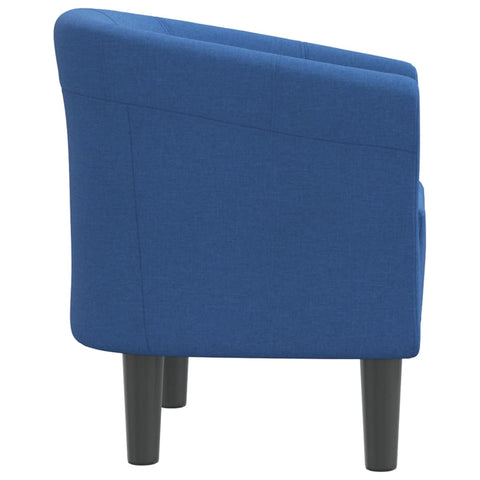 vidaXL Clubsessel Blau Stoff