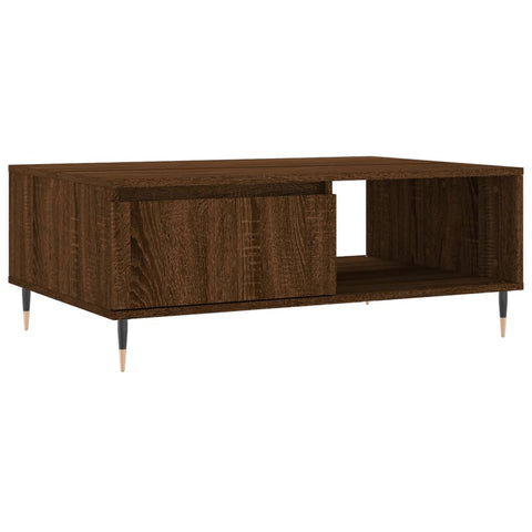 vidaXL Couchtisch Braun Eichen-Optik 90x60x35 cm Holzwerkstoff