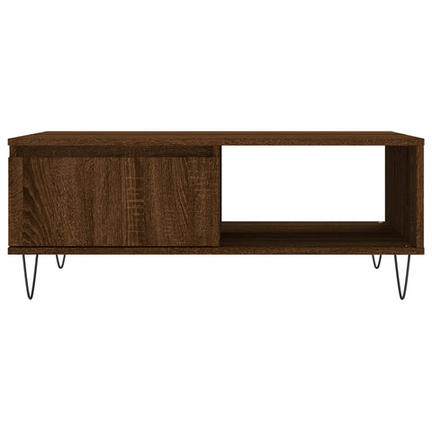 vidaXL Couchtisch Braun Eichen-Optik 90x60x35 cm Holzwerkstoff