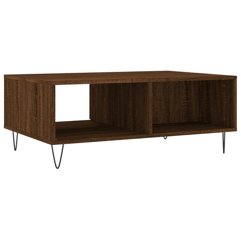 vidaXL Couchtisch Braun Eichen-Optik 90x60x35 cm Holzwerkstoff