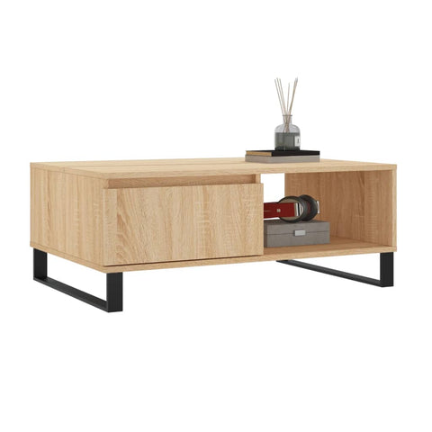 vidaXL Couchtisch Sonoma-Eiche 90x60x35 cm Holzwerkstoff