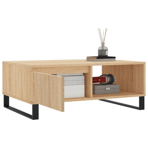 vidaXL Couchtisch Sonoma-Eiche 90x60x35 cm Holzwerkstoff