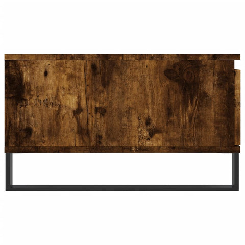 vidaXL Couchtisch Räuchereiche 90x60x35 cm Holzwerkstoff