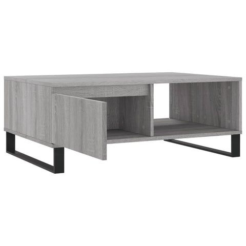 vidaXL Couchtisch Grau Sonoma 90x60x35 cm Holzwerkstoff