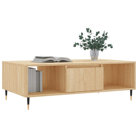 vidaXL Couchtisch Sonoma-Eiche 104x60x35 cm Holzwerkstoff