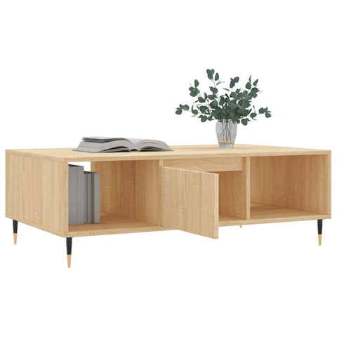 vidaXL Couchtisch Sonoma-Eiche 104x60x35 cm Holzwerkstoff