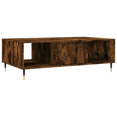 vidaXL Couchtisch Räuchereiche 104x60x35 cm Holzwerkstoff