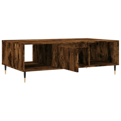 vidaXL Couchtisch Räuchereiche 104x60x35 cm Holzwerkstoff