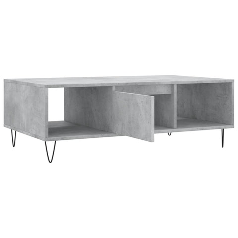 vidaXL Couchtisch Betongrau 104x60x35 cm Holzwerkstoff