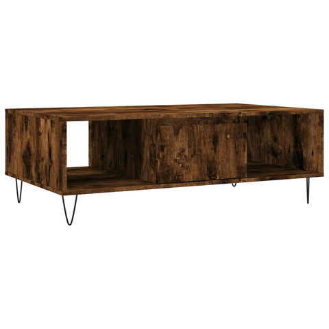 vidaXL Couchtisch Räuchereiche 104x60x35 cm Holzwerkstoff