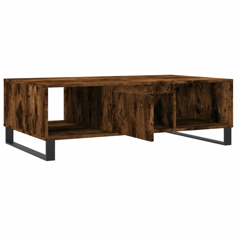 vidaXL Couchtisch Räuchereiche 104x60x35 cm Holzwerkstoff