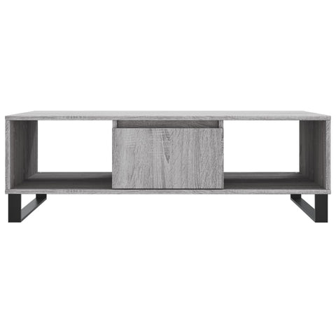 vidaXL Couchtisch Grau Sonoma 104x60x35 cm Holzwerkstoff