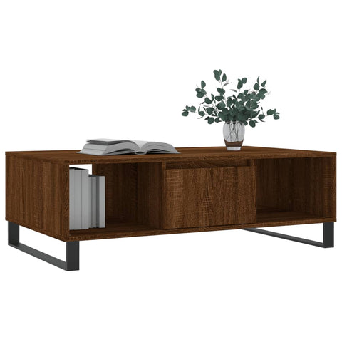 vidaXL Couchtisch Braun Eichen-Optik 104x60x35 cm Holzwerkstoff