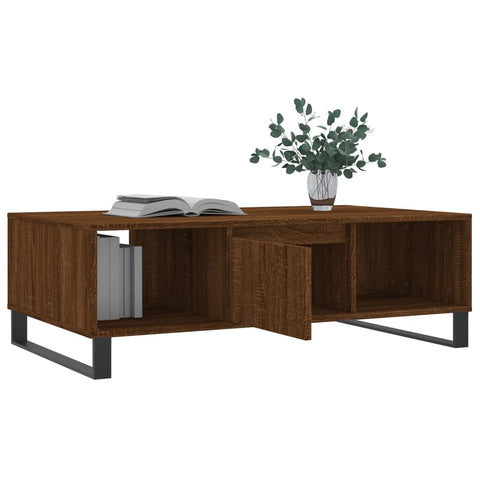 vidaXL Couchtisch Braun Eichen-Optik 104x60x35 cm Holzwerkstoff