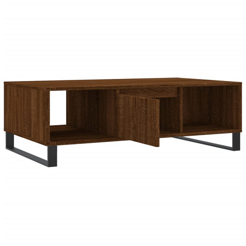 vidaXL Couchtisch Braun Eichen-Optik 104x60x35 cm Holzwerkstoff