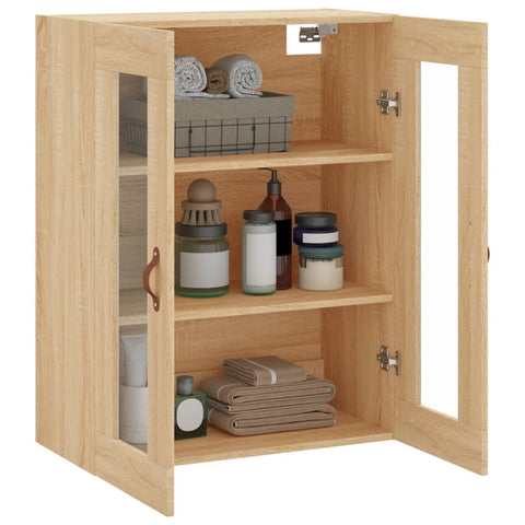 vidaXL Wandschrank Sonoma-Eiche 69,5x34x90 cm