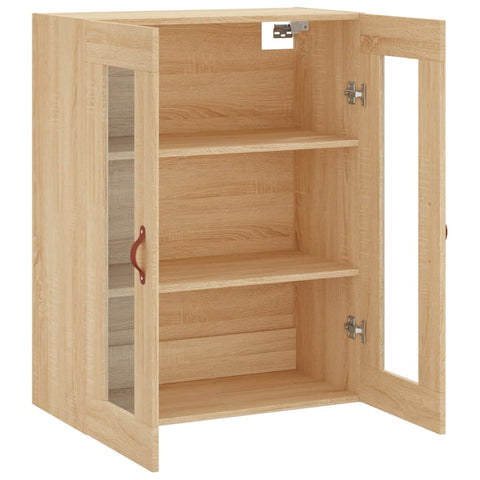 vidaXL Wandschrank Sonoma-Eiche 69,5x34x90 cm