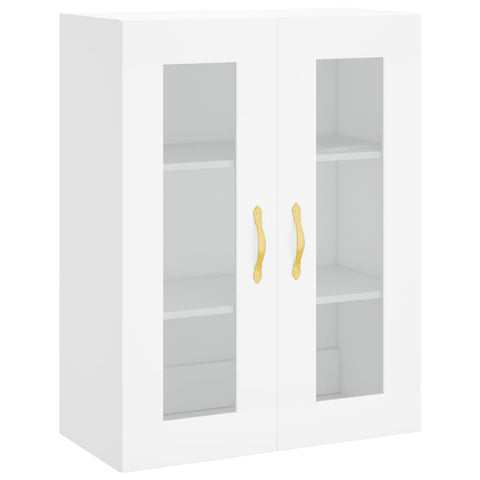 vidaXL Wandschrank Weiß 69,5x34x90 cm