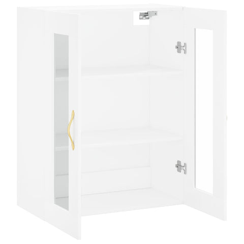 vidaXL Wandschrank Weiß 69,5x34x90 cm