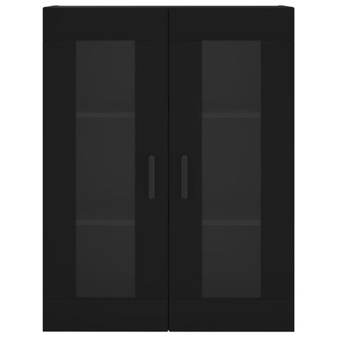 Wandschrank Schwarz 69,5x34x90 cm