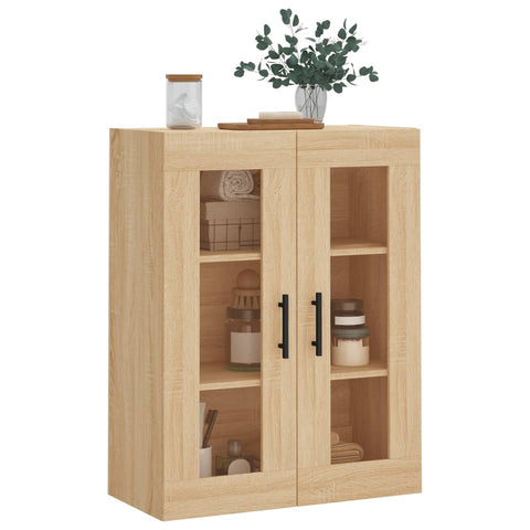 vidaXL Wandschrank Sonoma-Eiche 69,5x34x90 cm