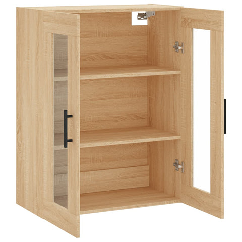 vidaXL Wandschrank Sonoma-Eiche 69,5x34x90 cm