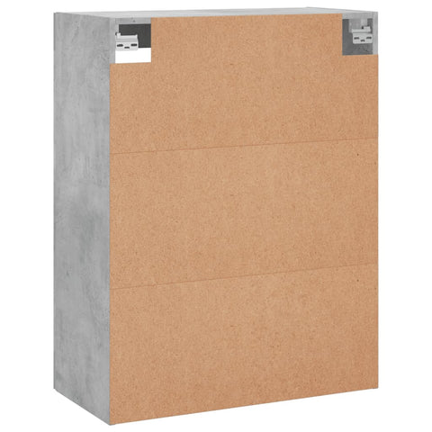 vidaXL Wandschrank Betongrau 69,5x34x90 cm