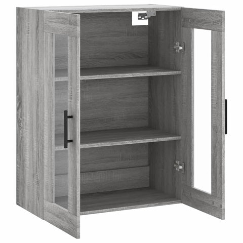 vidaXL Wandschrank Grau Sonoma 69,5x34x90 cm