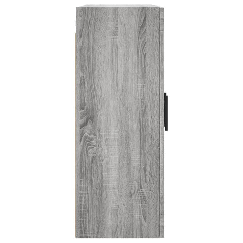 vidaXL Wandschrank Grau Sonoma 69,5x34x90 cm