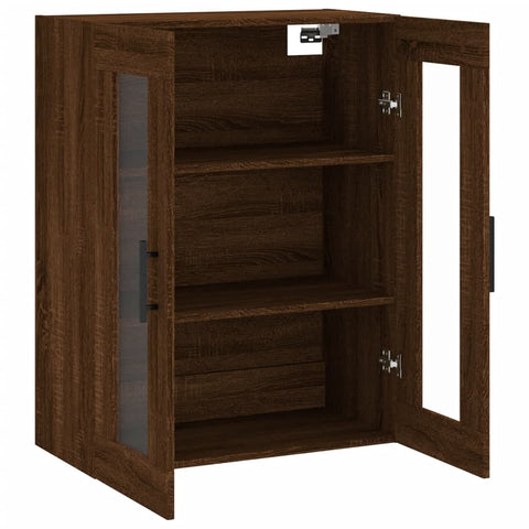 vidaXL Wandschrank Braun Eichen-Optik 69,5x34x90 cm