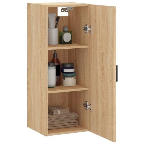 vidaXL Wandschrank Sonoma-Eiche 34,5x34x90 cm