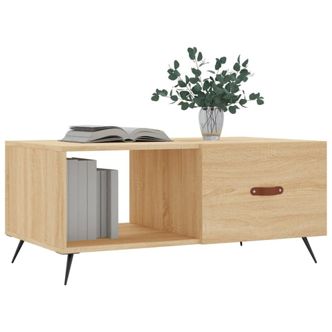 vidaXL Couchtisch Sonoma-Eiche 90x50x40 cm Holzwerkstoff