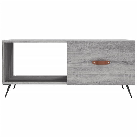 vidaXL Couchtisch Grau Sonoma 90x50x40 cm Holzwerkstoff