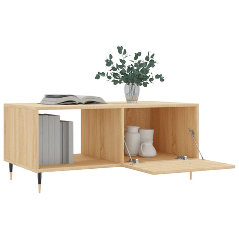 vidaXL Couchtisch Sonoma-Eiche 90x50x40 cm Holzwerkstoff