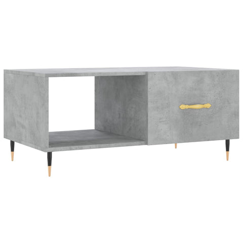 vidaXL Couchtisch Betongrau 90x50x40 cm Holzwerkstoff