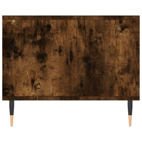 vidaXL Couchtisch Räuchereiche 90x50x40 cm Holzwerkstoff