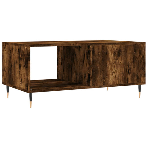 vidaXL Couchtisch Räuchereiche 90x50x40 cm Holzwerkstoff