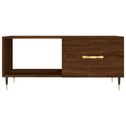 vidaXL Couchtisch Braun Eichen-Optik 90x50x40 cm Holzwerkstoff