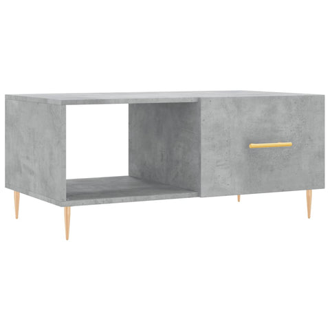 vidaXL Couchtisch Betongrau 90x50x40 cm Holzwerkstoff