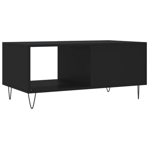 vidaXL Couchtisch Schwarz 90x50x40 cm Holzwerkstoff