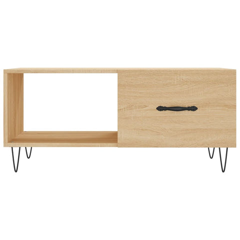 vidaXL Couchtisch Sonoma-Eiche 90x50x40 cm Holzwerkstoff