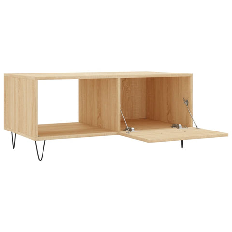 vidaXL Couchtisch Sonoma-Eiche 90x50x40 cm Holzwerkstoff