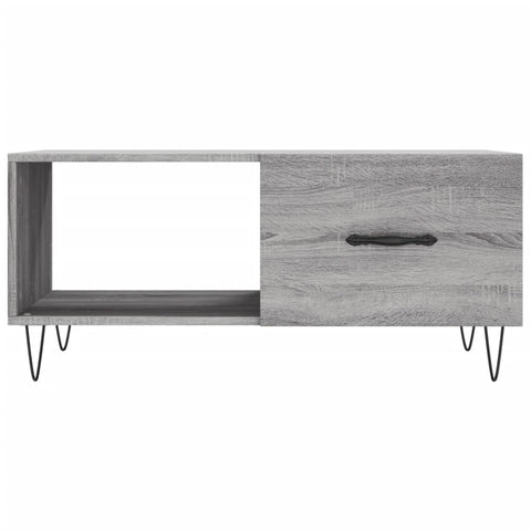 vidaXL Couchtisch Grau Sonoma 90x50x40 cm Holzwerkstoff