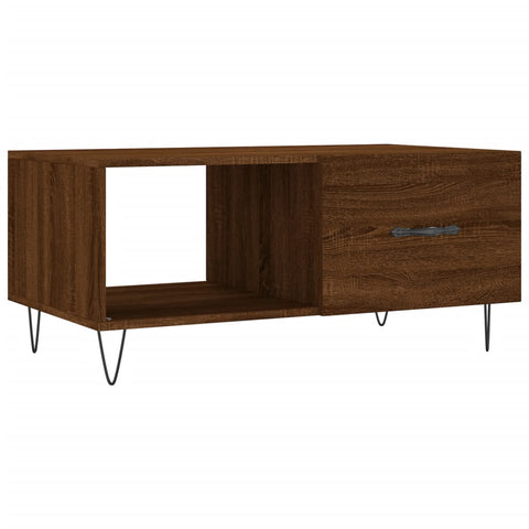 vidaXL Couchtisch Braun Eichen-Optik 90x50x40 cm Holzwerkstoff