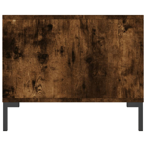 vidaXL Couchtisch Räuchereiche 90x50x40 cm Holzwerkstoff